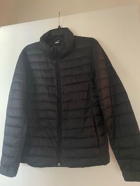 Old Navy Women's Black Quilted Packable Puffer Jacket large